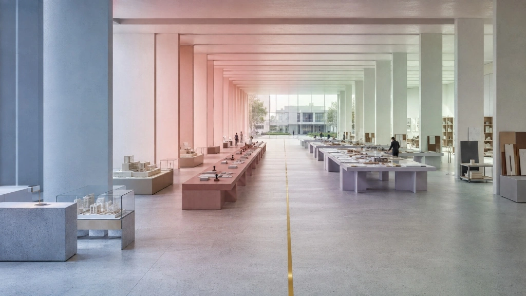 Kallisto unified virtual office grand architectural hall artwork